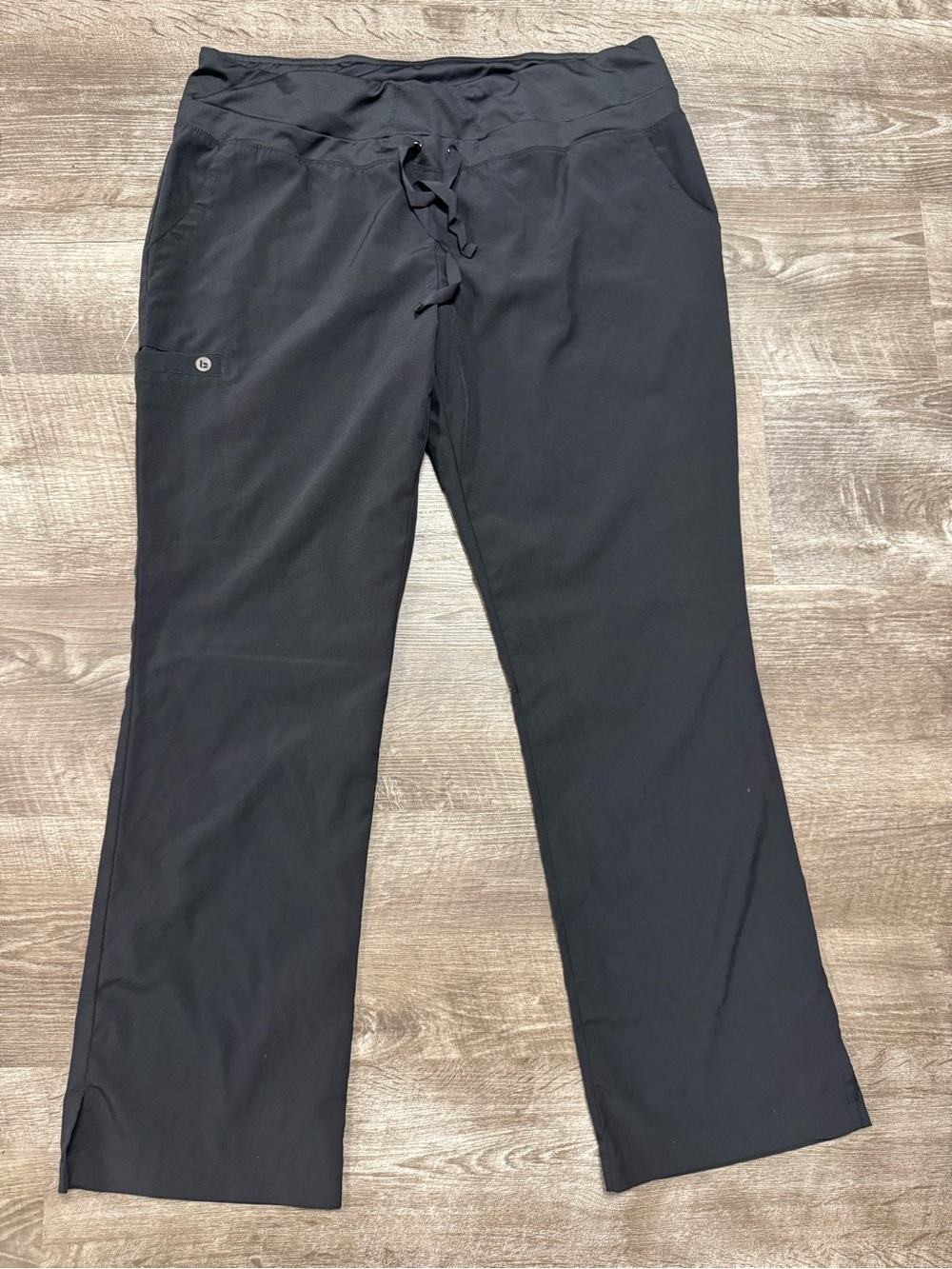 Barco Black Scrub Pants Size Large Petite